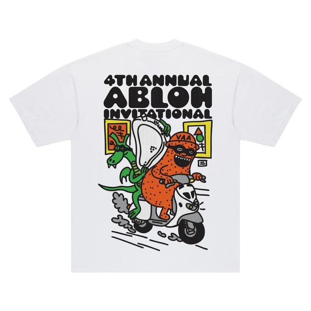 Travis Scott Cactus Jack x Virgil Abloh x ARCH Invitational T Shirt White Medium